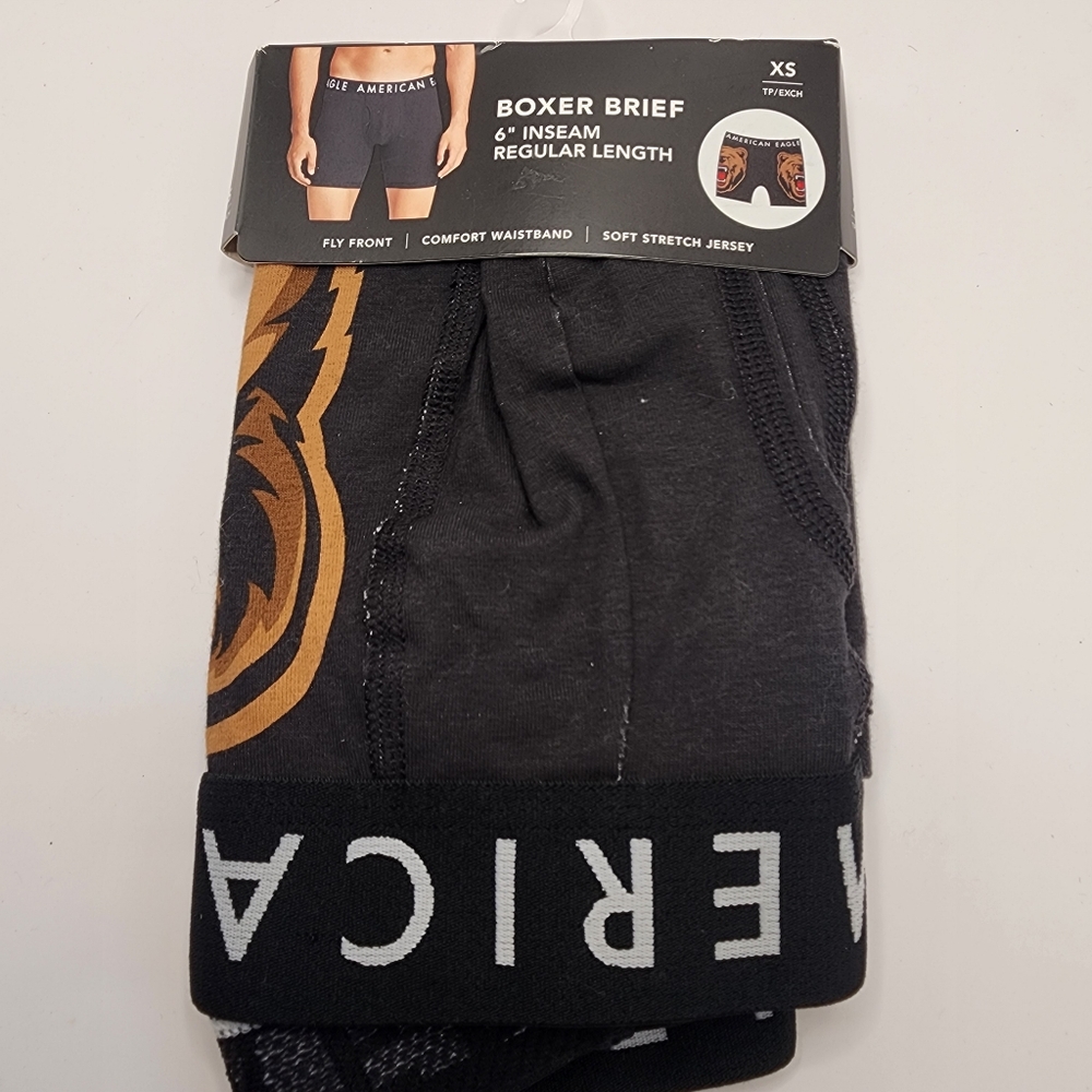 American Eagle Boxer‎ Brief Bear Nwt Size Xs